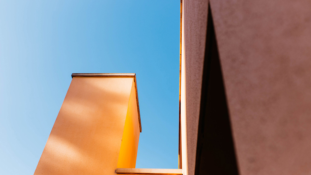 Abstract detail of The Tech Interactive building.