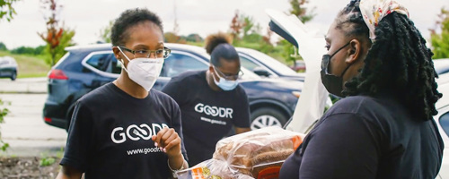 Food distribution.